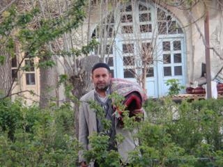 Turkoman rug seller